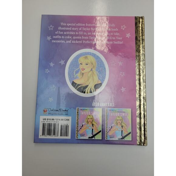 Taylor Swift Ultimate Fan Edition Little Golden Book Biography & 22 Bonus Pages - Picture 4 of 7